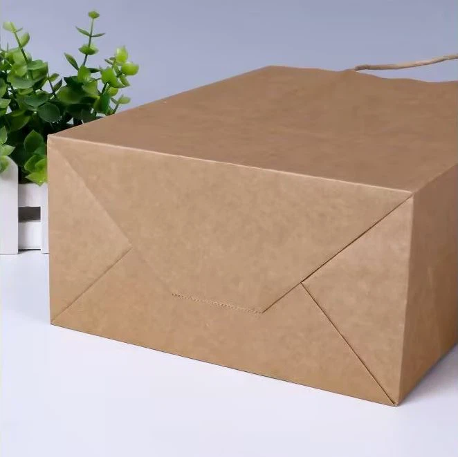 Kraft Gift Bags With Handles factory