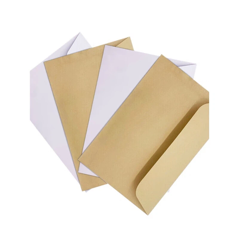 White Cardboard Envelope Bags